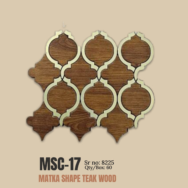 Matka Shape teak wood